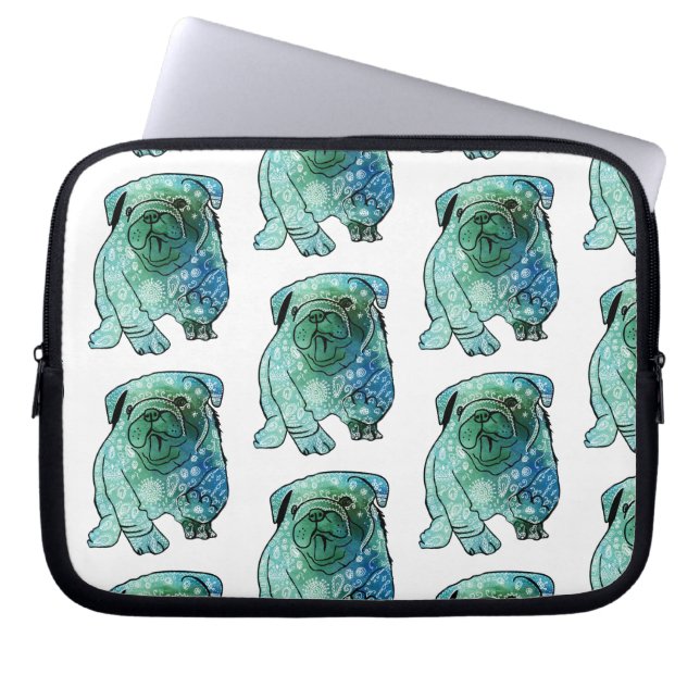 Französischer Bulldog Neopren Laptop-Sieb 10" Laptopschutzhülle (Vorderseite)