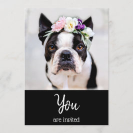 *~* Französischer Bulldog Niedliche Frenchie-Veran Einladung