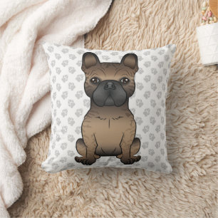 Französischer Bulldog / Niedlicher Hund und Paws Kissen