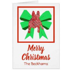 Französischer Bulldog Niedlicher Weihnachtshund & 