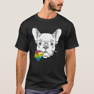 Französischer Bulldog Pansexual LGBT Q Niedlich Pa T-Shirt