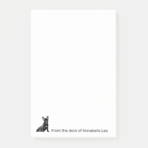 Französischer Bulldog personalisiert Post-it-Notes Post-it Klebezettel