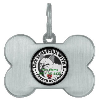 Französischer Bulldog Personalisiertes Leben besse Tiermarke