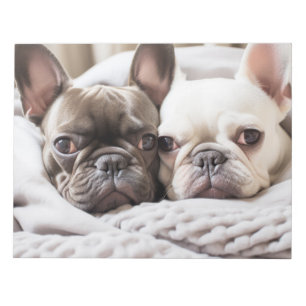 Französischer Bulldog Pet Animal Beauty Warme Cudd Notizblock