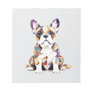 Französischer Bulldog Playful Adorable Fun Joyful Notizblock