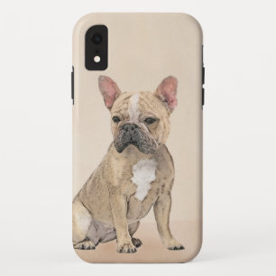 Französischer Bulldog (Sable) Gemälde - Niedlich O Case-Mate iPhone Hülle