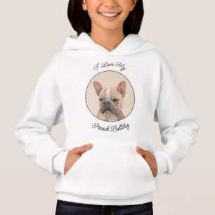Französischer Bulldog (Sable) Gemälde - Niedlich O Hoodie