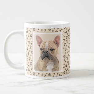 Französischer Bulldog (Sable) Gemälde - Niedlich O Jumbo-Tasse