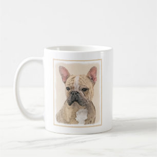 Französischer Bulldog (Sable) Gemälde - Niedlich O Kaffeetasse