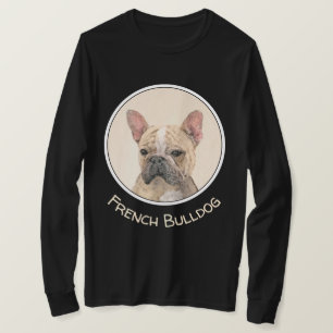 Französischer Bulldog (Sable) Gemälde - Niedlich O T-Shirt