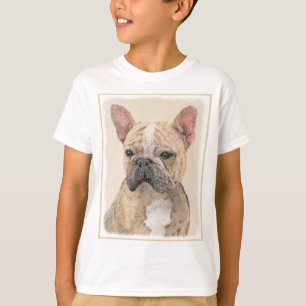 Französischer Bulldog (Sable) Gemälde - Niedlich O T-Shirt