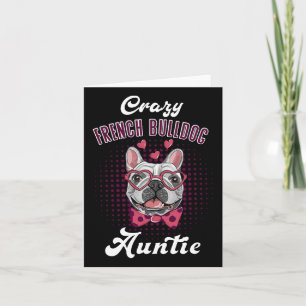 Französischer Bulldog-Tante der Mutter-Day-Tante Karte