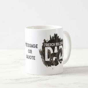 Französischer Bulldog-Vatertag Hund Niedlich Kaffeetasse