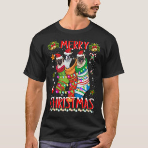 Französischer Bulldog Weihnachtssocken T-Shirt