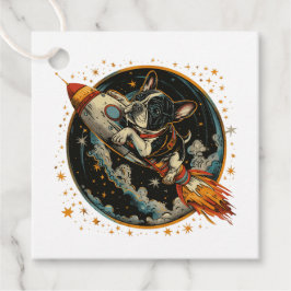 Französischer Bulldogge-Astronaut Geschenkanhänger