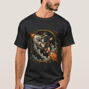 Französischer Bulldogge-Astronaut T-Shirt