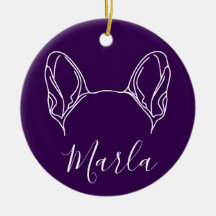 Französischer Bulldogge-Schmuck (Om Logo)