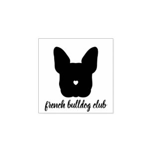 Französischer Bulldoggen Club Gummistempel