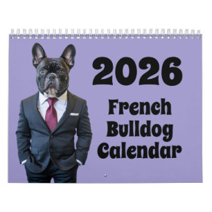 Französischer Bulldoggen-Kalender Kalender