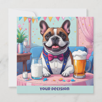 Französischer Bulldoggen-Vater zum Vatertag