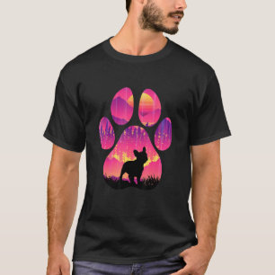 Französischer Bullhuahua Paw Mama Vater Dog Männer T-Shirt