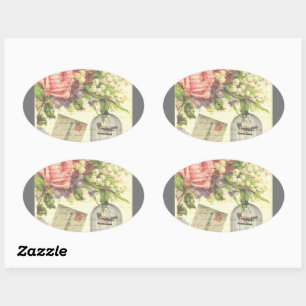 Französischer Chic Vintage Paris Aufkleber