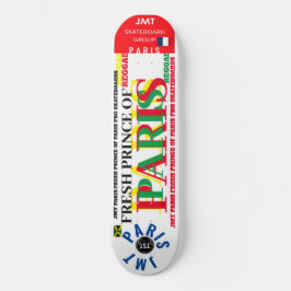 FRANZÖSISCHER DRUCK VON PARIS 8 1/4" Skateboarddec Skateboard