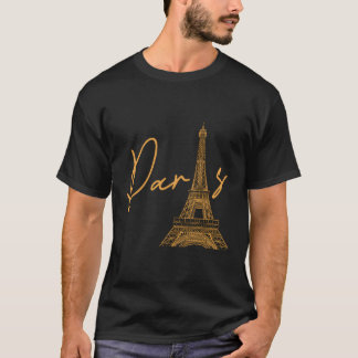 Französischer Eiffelturm Frankreich - Europa Reise T-Shirt