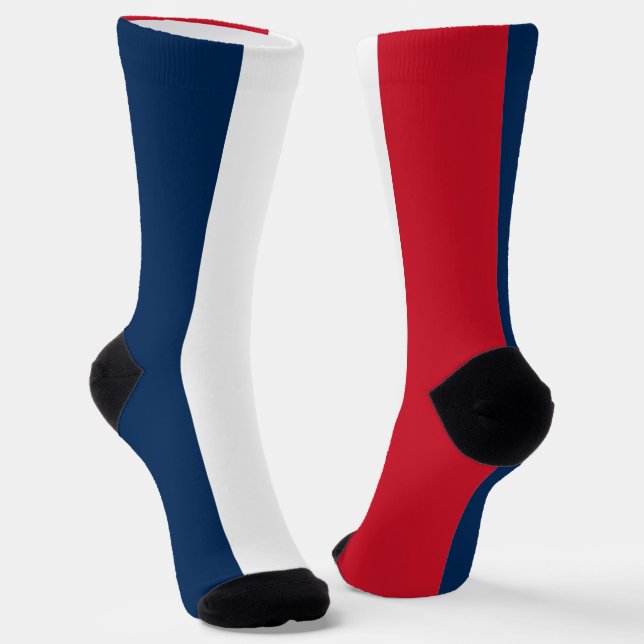 Französischer Flaggenspinner Patriotic Frankreich  Socken (Gewinkelt)