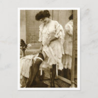 Französischer Flirt - Vintager Pinup