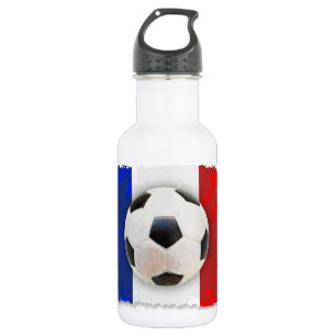 Französischer Fußball Trinkflasche