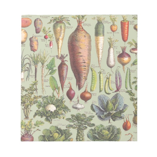 Französischer Gartenführer Notizblock (Vorderseite)