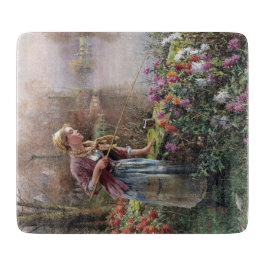 Französischer Girlanfang in der Bretagne Schneidebrett