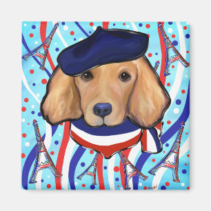 Französischer Golden Retriever Magnet