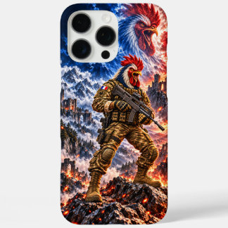 Französischer Hahn Taktischer Krieger Epischer Kam iPhone 16 Pro Max Hülle