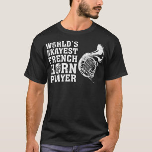 Französischer Horn-Lover-Welten - Der französische T-Shirt
