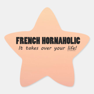 Französischer Hornalkohol Life Star Sticker