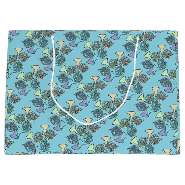 Französischer Hornband-Lehrer Große Geschenktüte (Vorderseite)