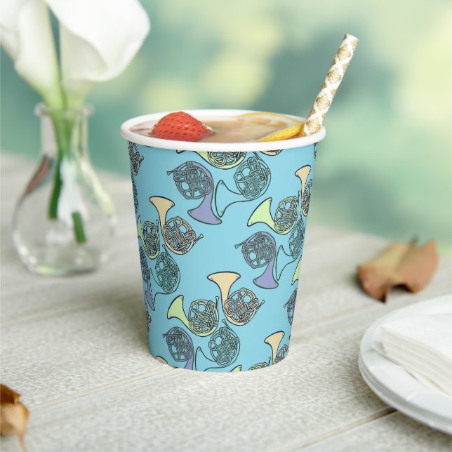 Französischer Hornband-Lehrer Pappbecher (In Situ)