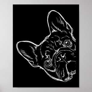 Französischer Hund Französischer Bulldog 1 Poster
