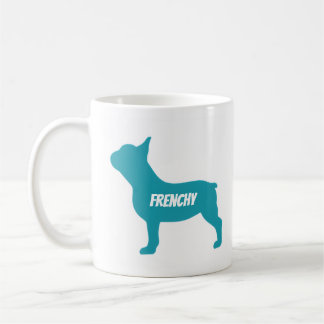 Französischer Hund Papa T-Shirt Kaffeetasse