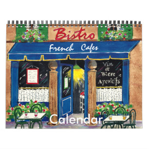 Französischer Kalender der Café-2013