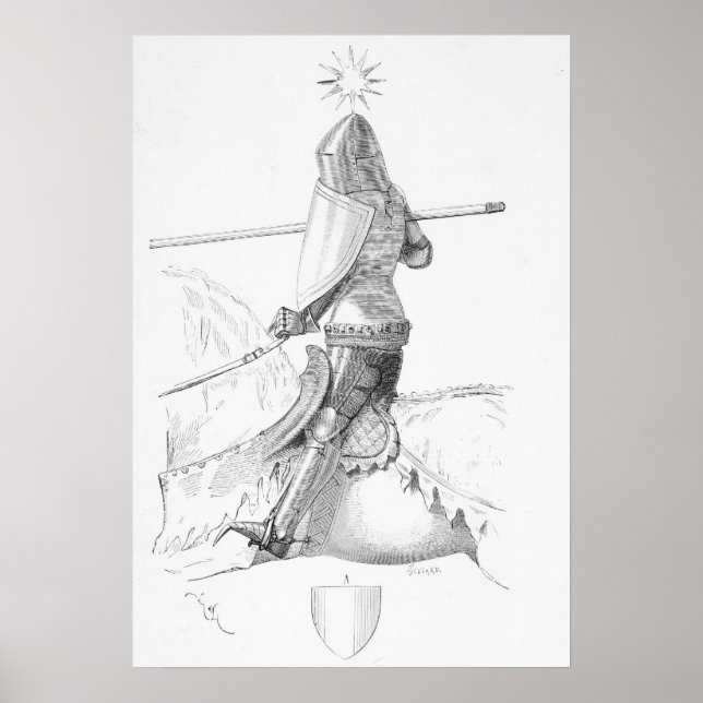 Französischer Knight Poster (Vorne)