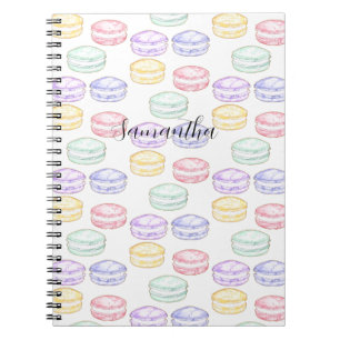 Französischer Macarons Notizblock