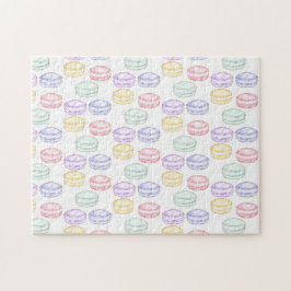 Französischer Macarons Puzzle