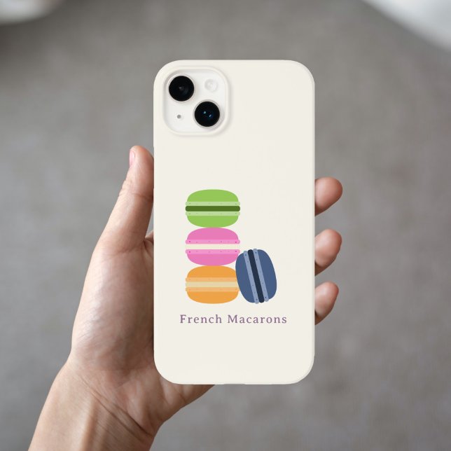 Französischer Macarons Telefonfall Case-Mate iPhone Hülle (French Macarons Phone Case)