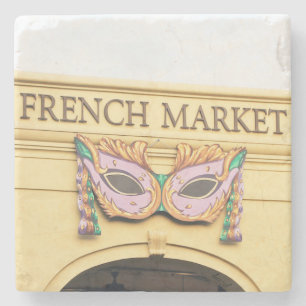 Französischer Markt, französischer Steinuntersetzer