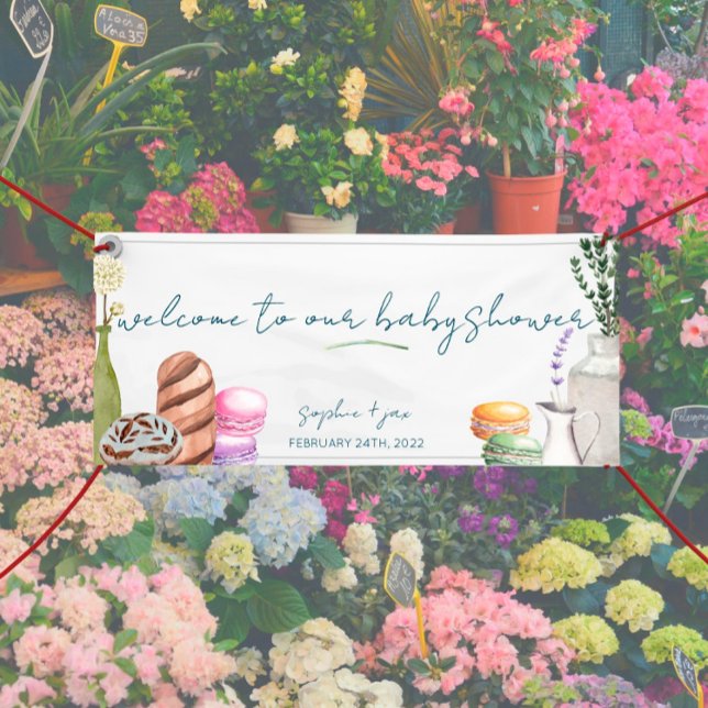 Französischer Markt - Grosses Vinyl Begrüßungsbann Banner (Von Creator hochgeladen)