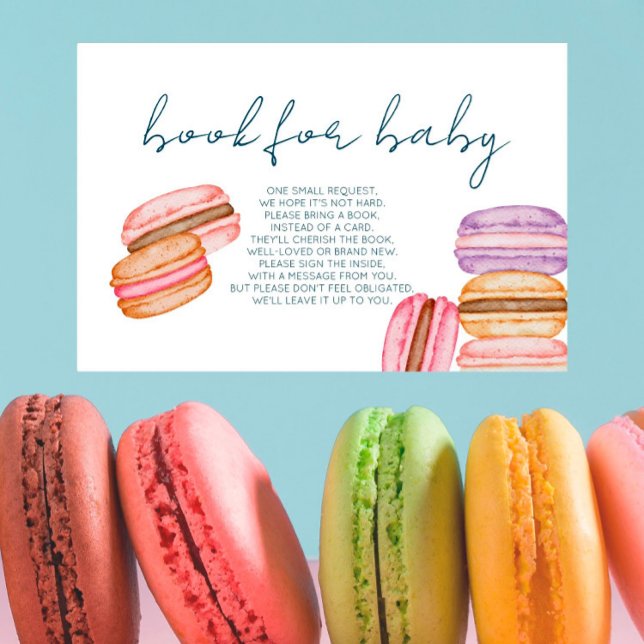 Französischer Markt - Macaroons - Buch für Babybet Platzkarte (Von Creator hochgeladen)