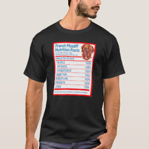 Französischer Mastiff Hunde Züchter Funny Nutritio T-Shirt